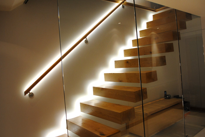 Iluminación LED escalera - Iluminación interior y exterior