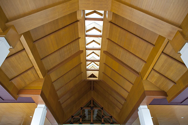 7 ideas para iluminar techos de madera
